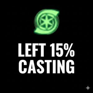 1 left 15% casting