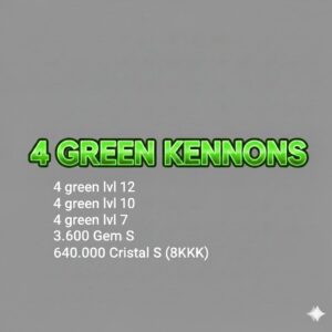 4 green kennons