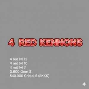4 red kennons